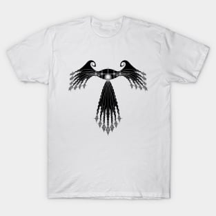 Flared Angel - Black T-Shirt